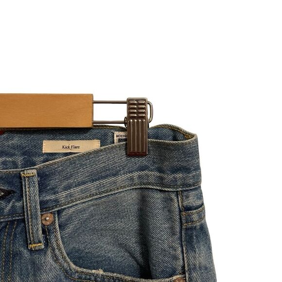 Noend Denim USA Made Kick Flare Jeans Size 25 - Picture 2 of 8